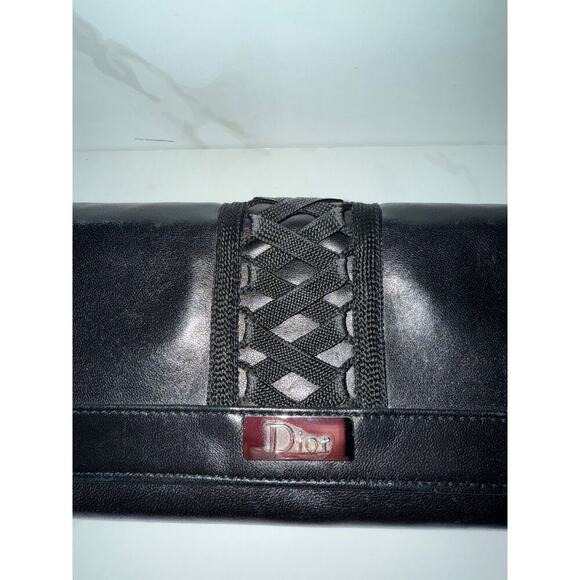 Dior Black Leather Wallet - Picture 7 of 7